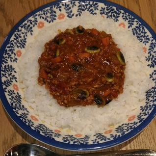 ミートソースをリメイク！キーマカレー